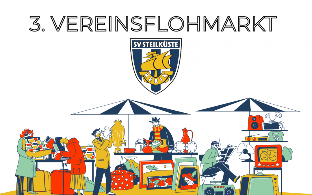 Vlooienmarkt SV Steilküste_evenementenkalender 30 x 20 cm, © Kurverwaltung Rerik / SV Steilküste Rerik