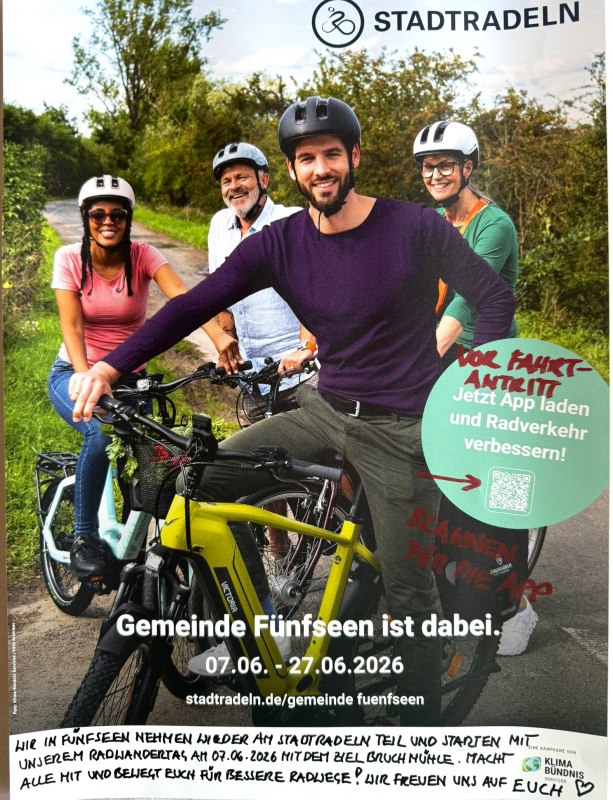 Lasst und gemeinsam etwas bewegen // © Stadtradeln Lasst und gemeinsam etwas bewegen // © Stadtradeln