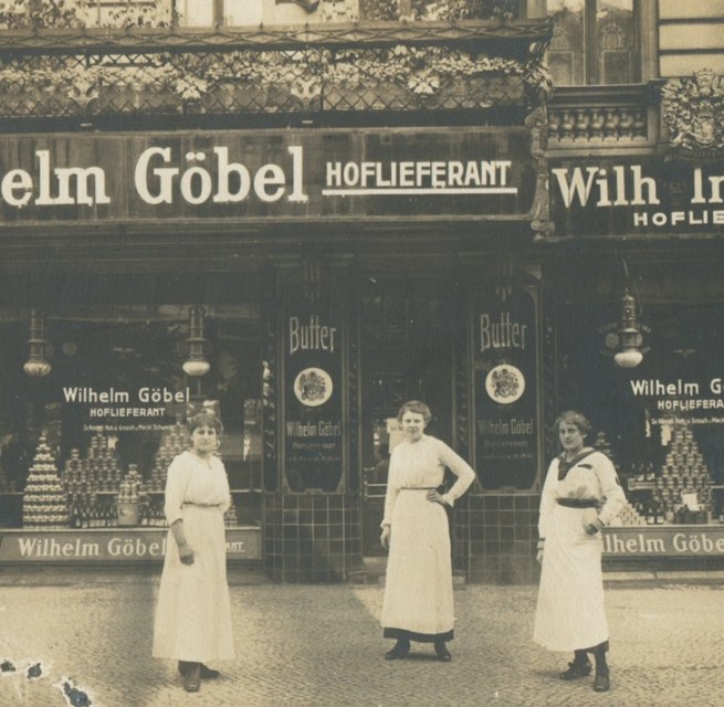 Gro&szlig;herzoglicher Hoflieferant G&ouml;bel in Berlin, um 1910 // &copy; Privatsammlung, Schwerin