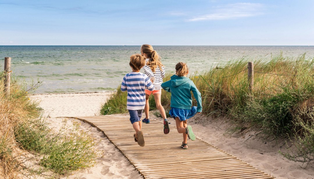 Toegang tot verharde stranden is een belangrijke factor voor de toegankelijkheid van vakantieoorden., © TMV/Süß