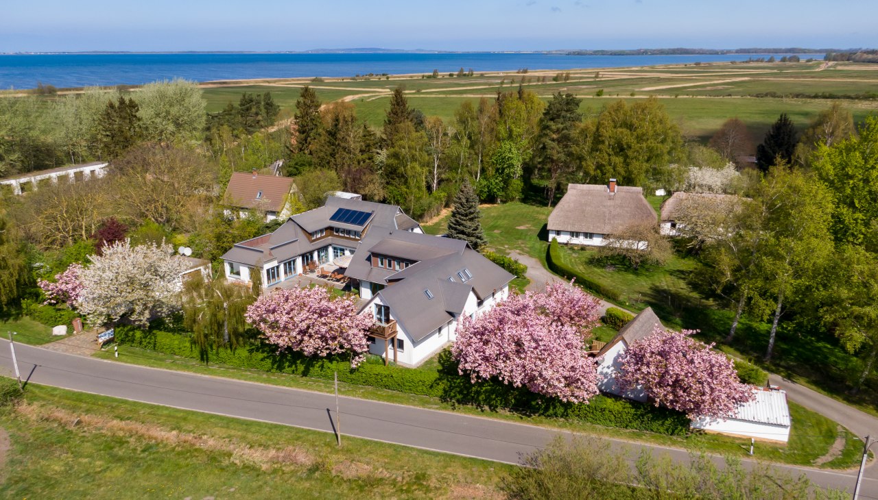 Haide-Hof Luftaufnahme, © Pension Haide-Hof