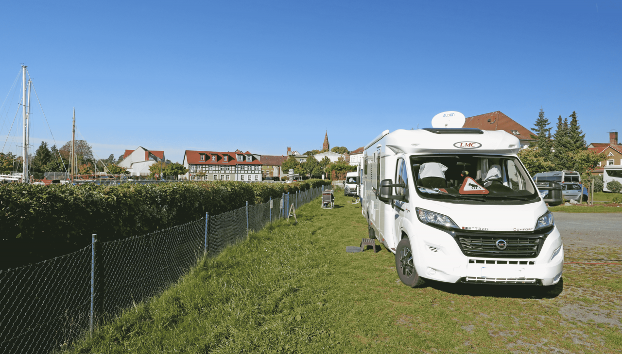 Miejsce dla przyczep kempingowych, © TMV/Gohlke