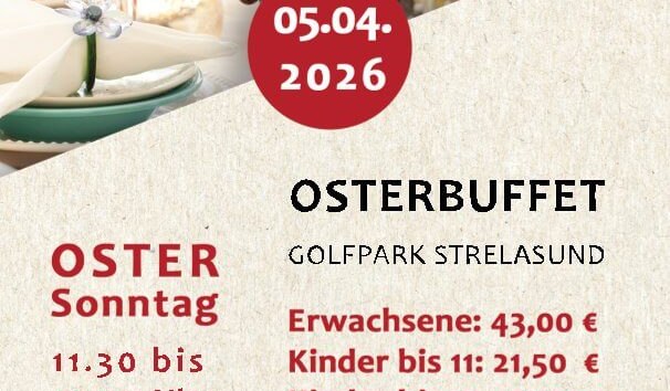 Easter buffet at the Strelasund Golf Park, &copy; Golfpark Strelasund