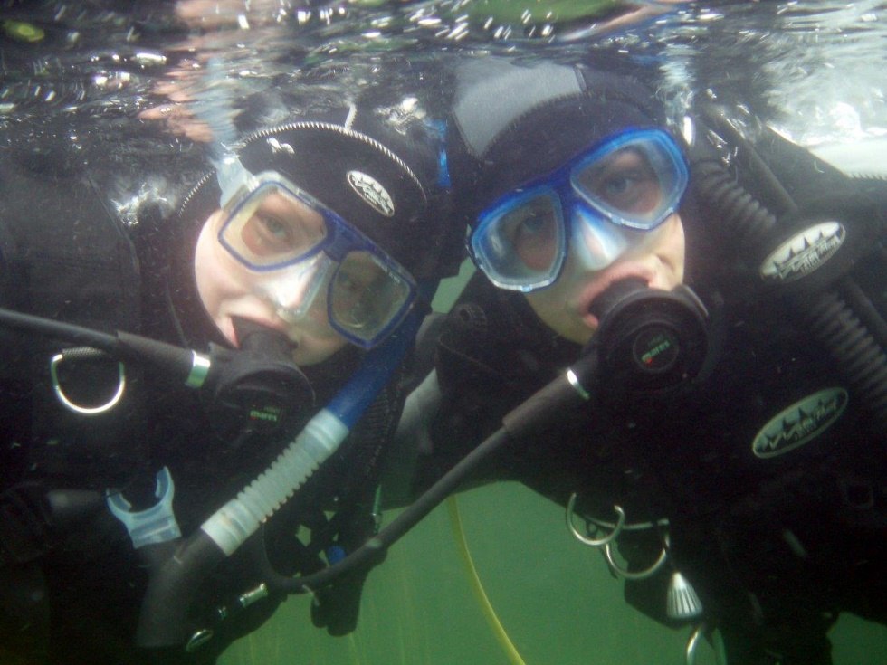 Hallo vanuit de onderwaterwereld, &copy; Tauchcenter Feldberg