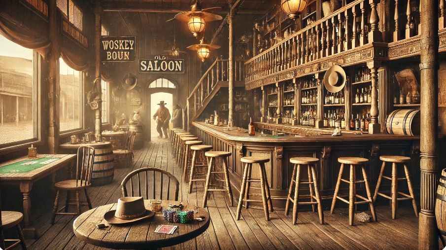 Western saloon, © Chat GPT