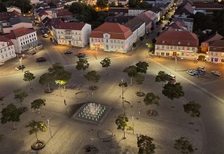 Neustrelitz market square // &copy; R. Altmann