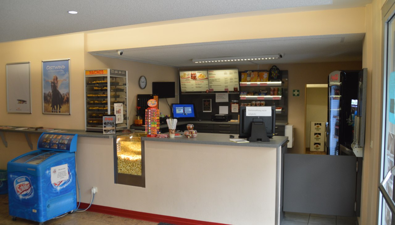 At the cash desk you can get a wide selection of snacks and refreshments., © Wobau Demmin GmbH At the cash desk you can get a wide selection of snacks and refreshments., © Wobau Demmin GmbH