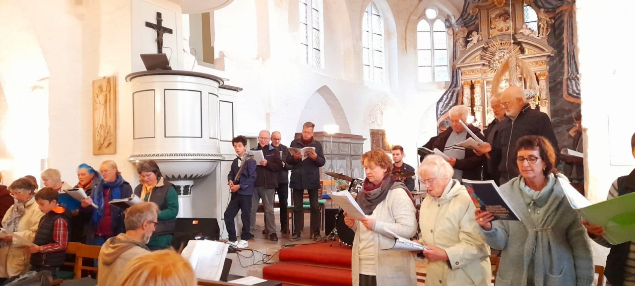 Sagard church choir in concert // © Alex Bergstedt Sagard church choir in concert // © Alex Bergstedt