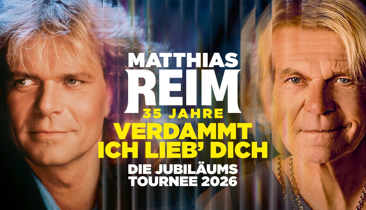 Matthias Reim - DE jubileumtournee 2026 // © Manfred Esser / Ralph Larmann Matthias Reim - DE jubileumtournee 2026 // © Manfred Esser / Ralph Larmann