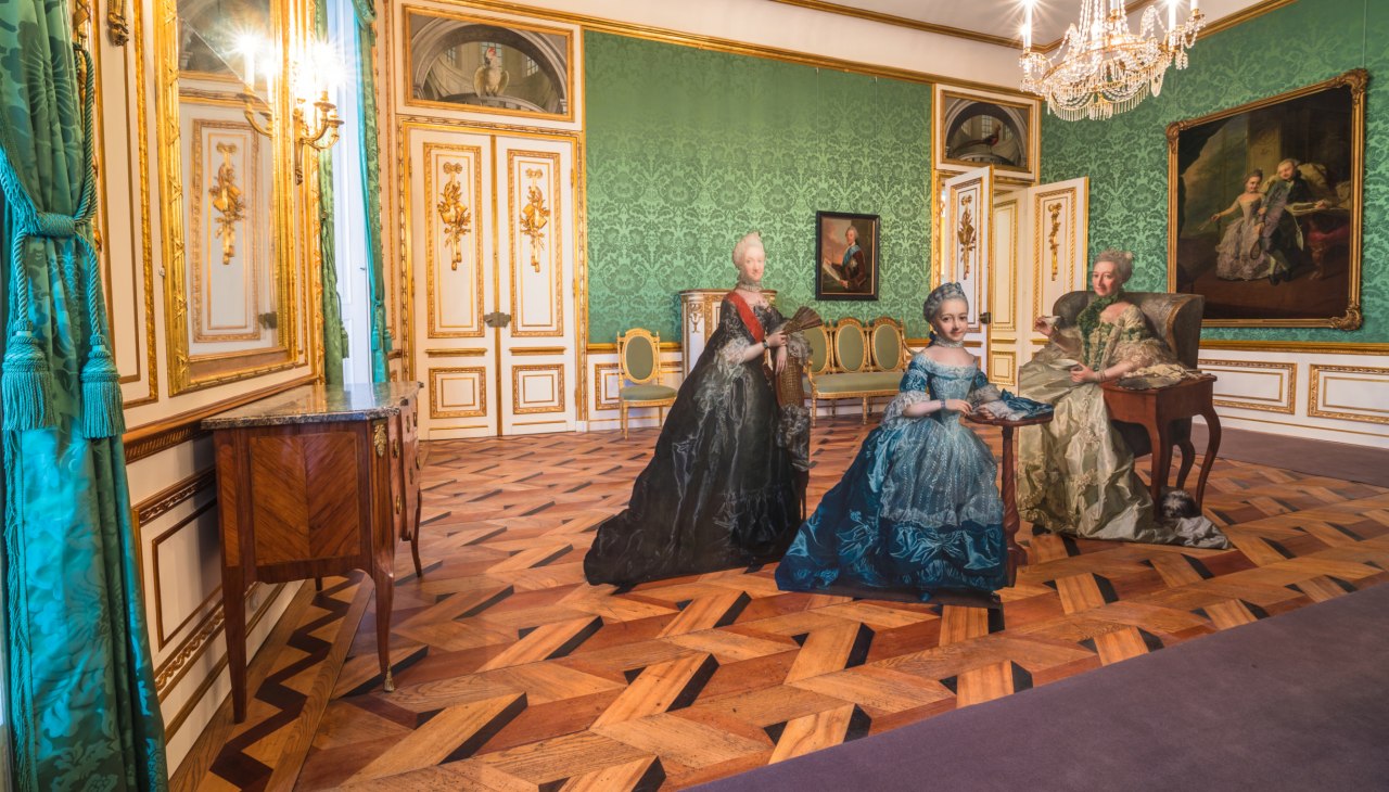 Wystawa w salach pałacu Ludwigslust, &copy; SSGK MV / Timm Allrich