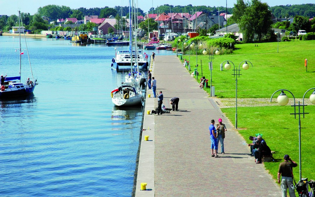 Wolin port and city pier, © Pomorze Zachodnie