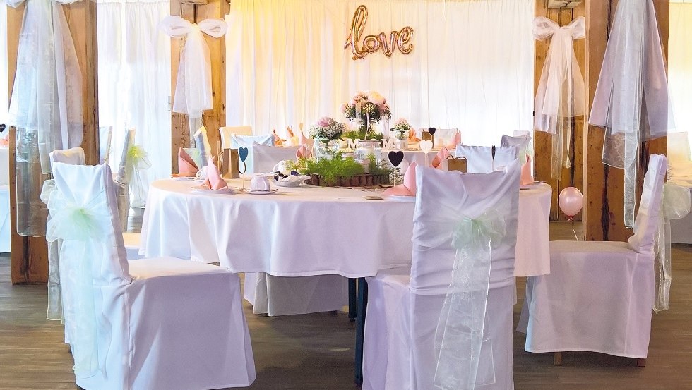 Country turkey store - decoration wedding, © Mecklenburger Landpute GmbH