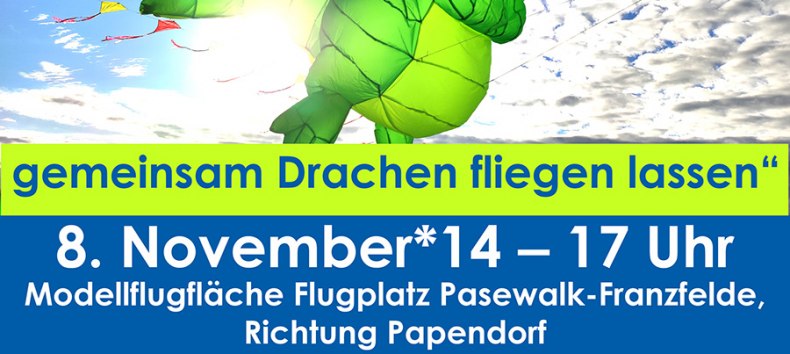 Kite flying time, © Stadt Pasewalk Kite flying time, © Stadt Pasewalk