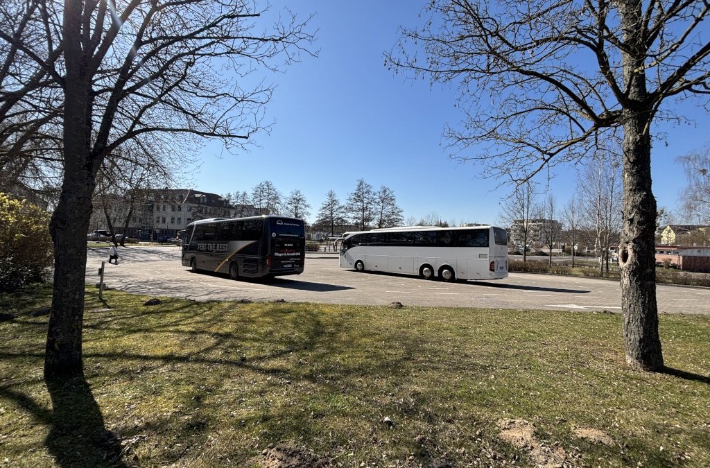 Centrum parkowania autobusów, © Waren (Müritz)-Information