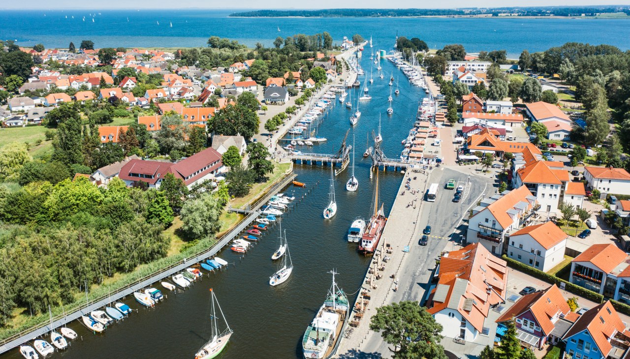 Overview of the sailing and yacht harbour, © TMV/Gänsicke