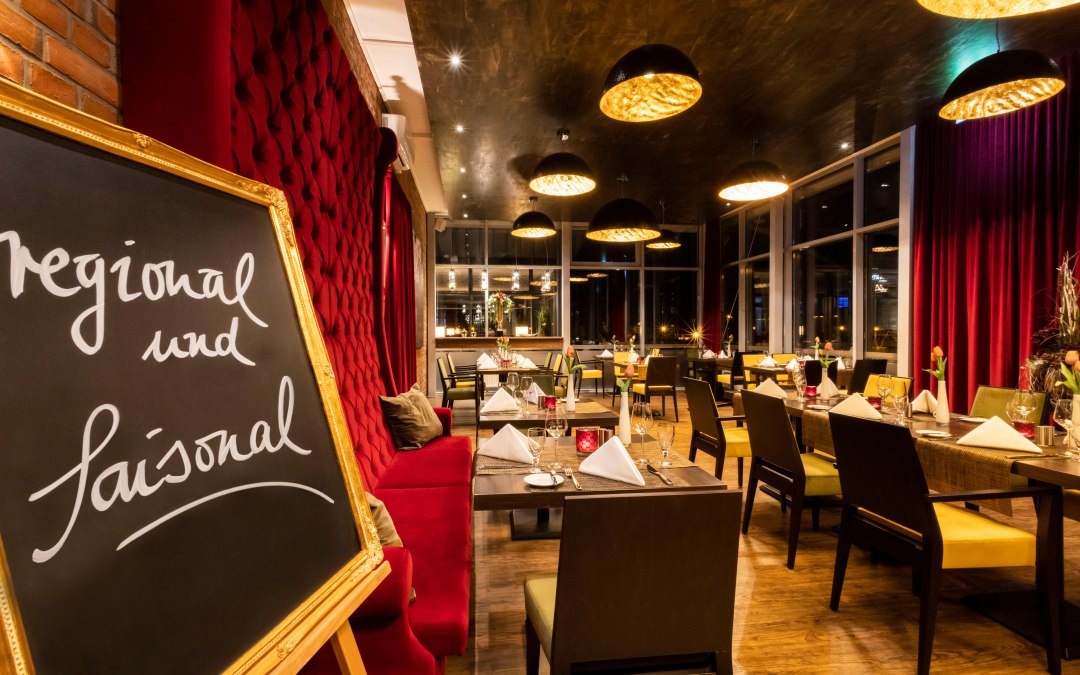 Restaurant in Hotel am Schlosspark, © Christina Czybik