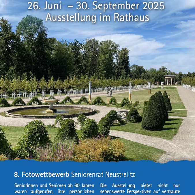2025-06-18 14_30_14-Plakat Fotoausstellung 06 2025_DRUCKDATEN.pdf - Adobe Acrobat Reader (32-bit), © Stadt Neustrelitz