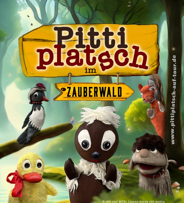 Pittiplatsch na małym placu w zaczarowanym lesie, © rbb Media Pittiplatsch na małym placu w zaczarowanym lesie, © rbb Media