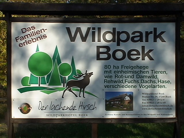 Boek Wildlife Park, © TDG Rechlin mbH Boek Wildlife Park, © TDG Rechlin mbH