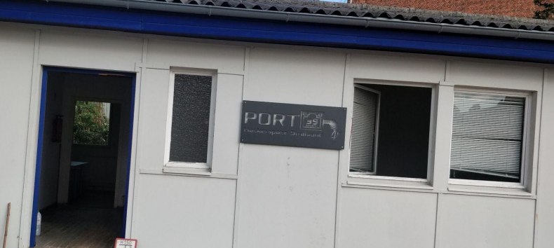 Au&szlig;enansicht des Hackspace Stralsund des Port39 // Chaos Computer Club Stralsund // &copy; Port39 e.V.