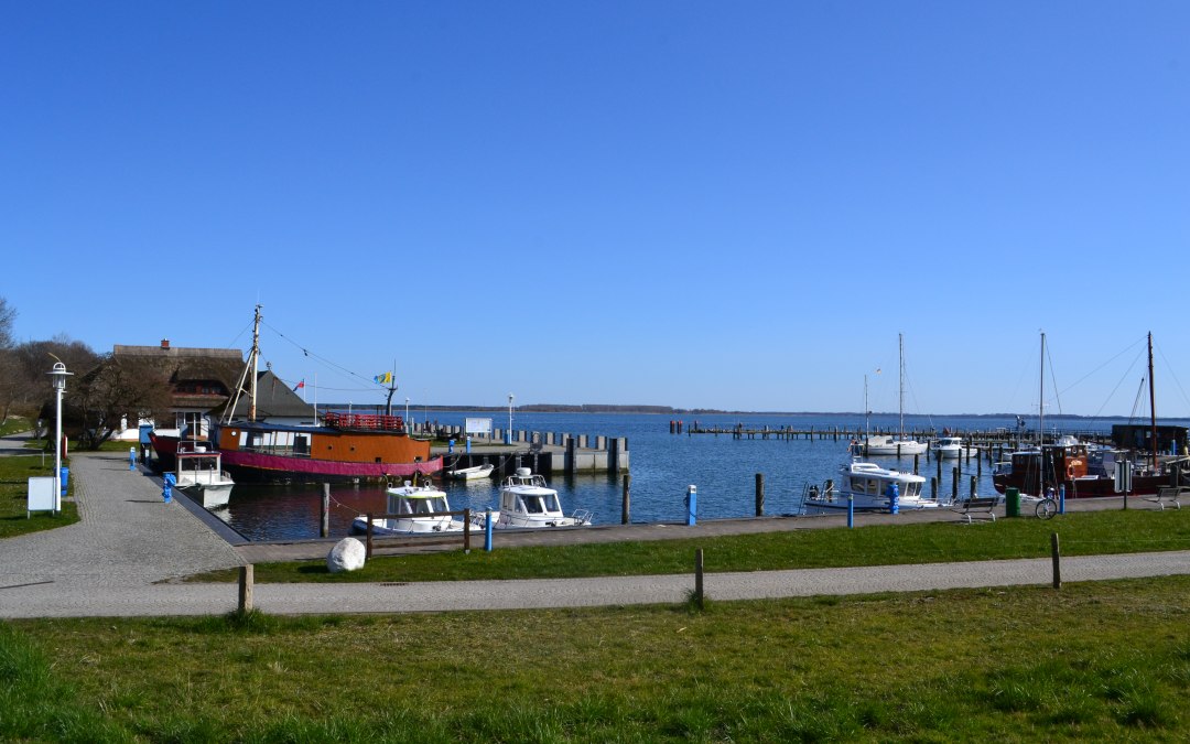 Port klasztorny Marzec 2020 r., © Hiddenseer Hafen- und Kurbetrieb