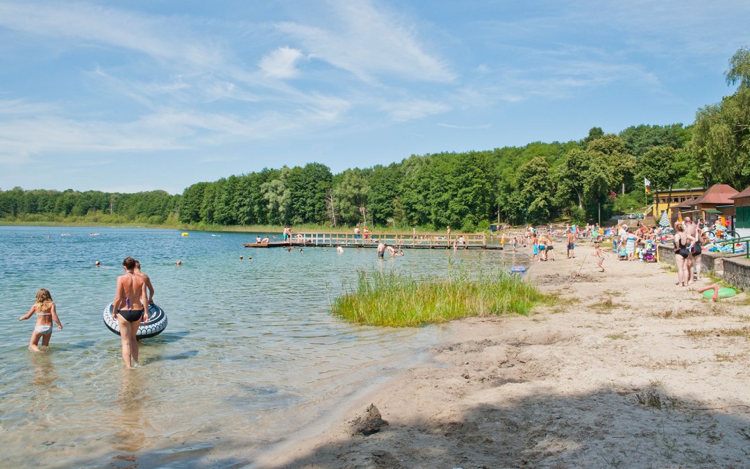 Kąpielisko Weißer See w pobliżu Wesenberg, © Christin Drühl