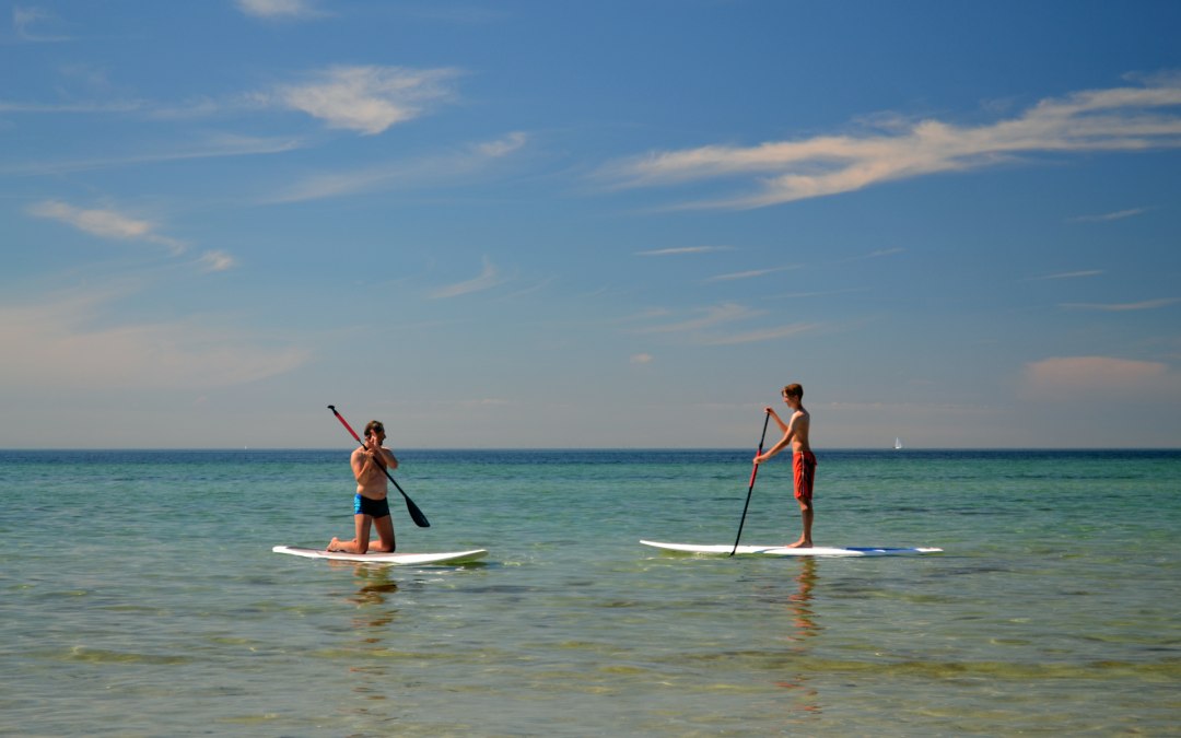 Stand Up Paddling off Hiddensee, © Hiddenseer Hafen- und Kurbetrieb