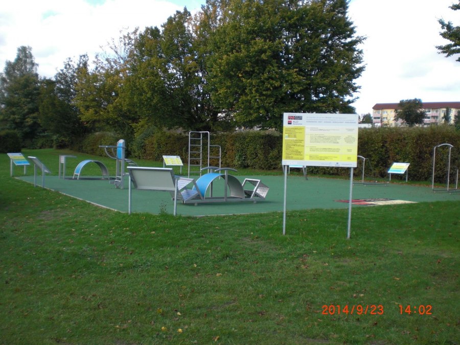 Ścieżka fitness Volksbad, © Stadt Waren (Müritz)
