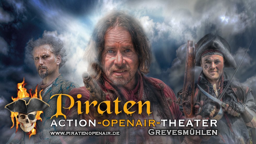 Thrilling and rousing - an action-packed pirate spectacle on the Baltic Sea for all ages // © adventure-production Grevesmühlen GmbH Thrilling and rousing - an action-packed pirate spectacle on the Baltic Sea for all ages // © adventure-production Grevesmühlen GmbH