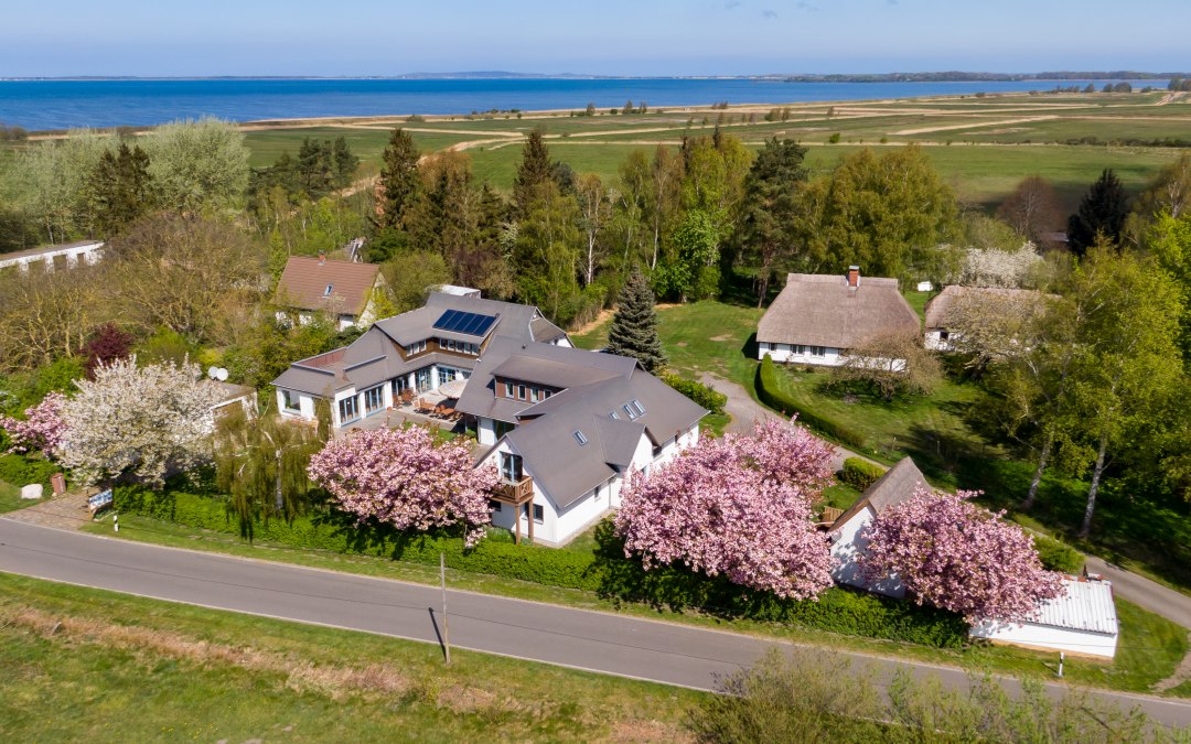 Haide-Hof Luftaufnahme, © Pension Haide-Hof