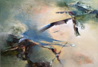 No.226, oil on paper (print) on wood, 60x80cm // &copy; Sabine Stecker