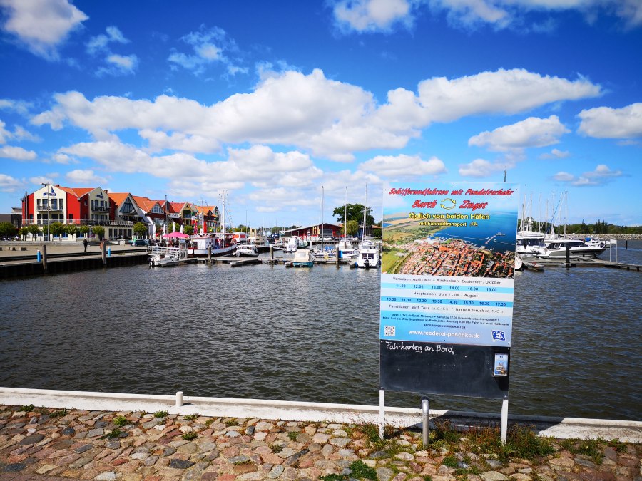 Nabrzeże do cumowania i odstawiania statków pasażerskich, port miejski Barth, © Stadt Barth, Paszehr