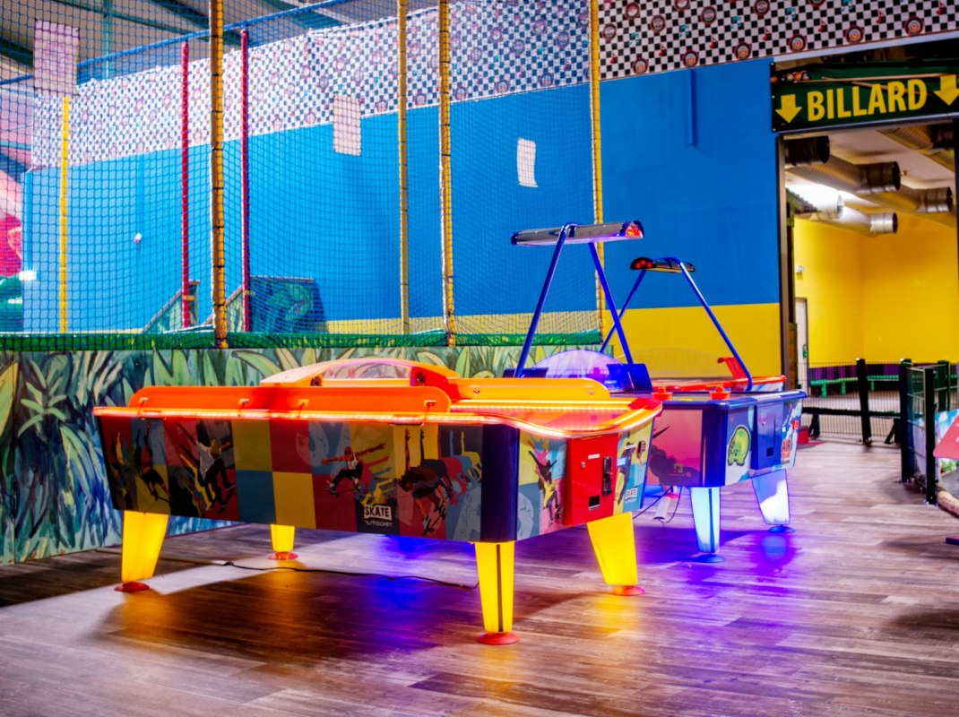Air field hockey tables // © Antje Viergutz Air field hockey tables // © Antje Viergutz