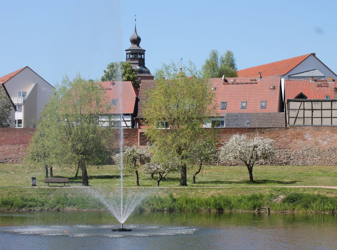 Waterfontein in Malchin Park // © Stadt Malchin Waterfontein in Malchin Park // © Stadt Malchin