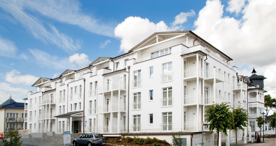 Widok z zewnątrz, © nymphe strandhotel & apartments GmbH & Co. KG