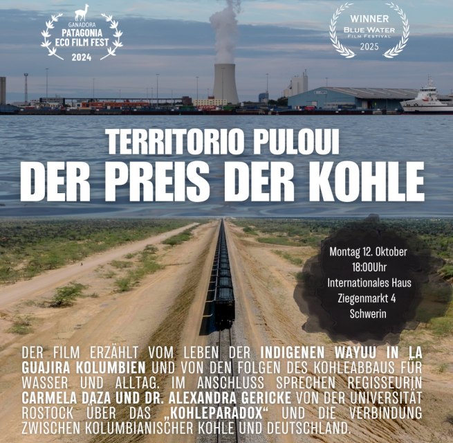 Ein Film über Kohle, Wasser und die Frage, welchen Preis andere für unseren Energieverbrauch zahlen. // © Carmela Daza Ein Film über Kohle, Wasser und die Frage, welchen Preis andere für unseren Energieverbrauch zahlen. // © Carmela Daza