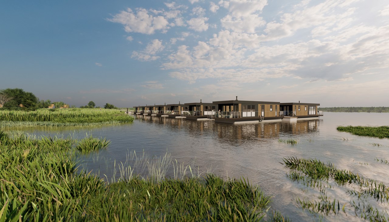harbor resort fuhlendorf-floatinghouses, © Hafenresort Fuhlendorf / FHG floating house GmbH