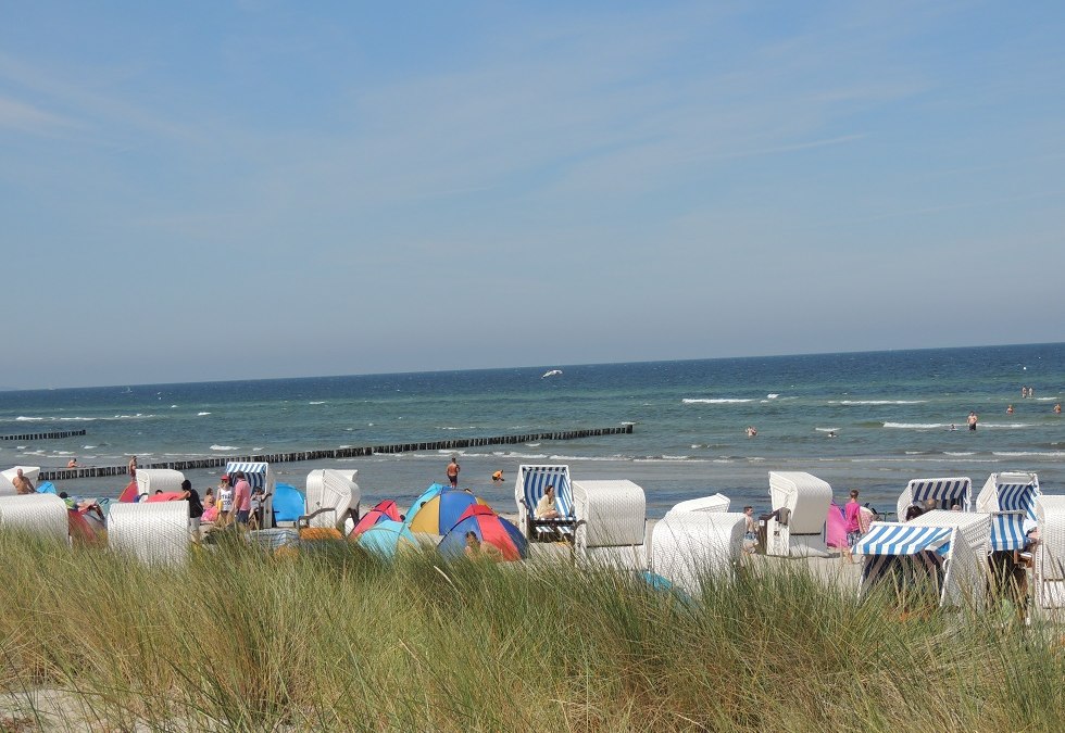 Uitzicht op het strand, © Kurverwaltung Insel Poel