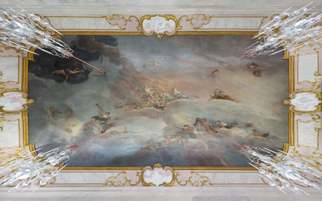Plafondschildering in de Spiegelzaal, © Bildarchiv Foto Marburg, Andreas Lechtape