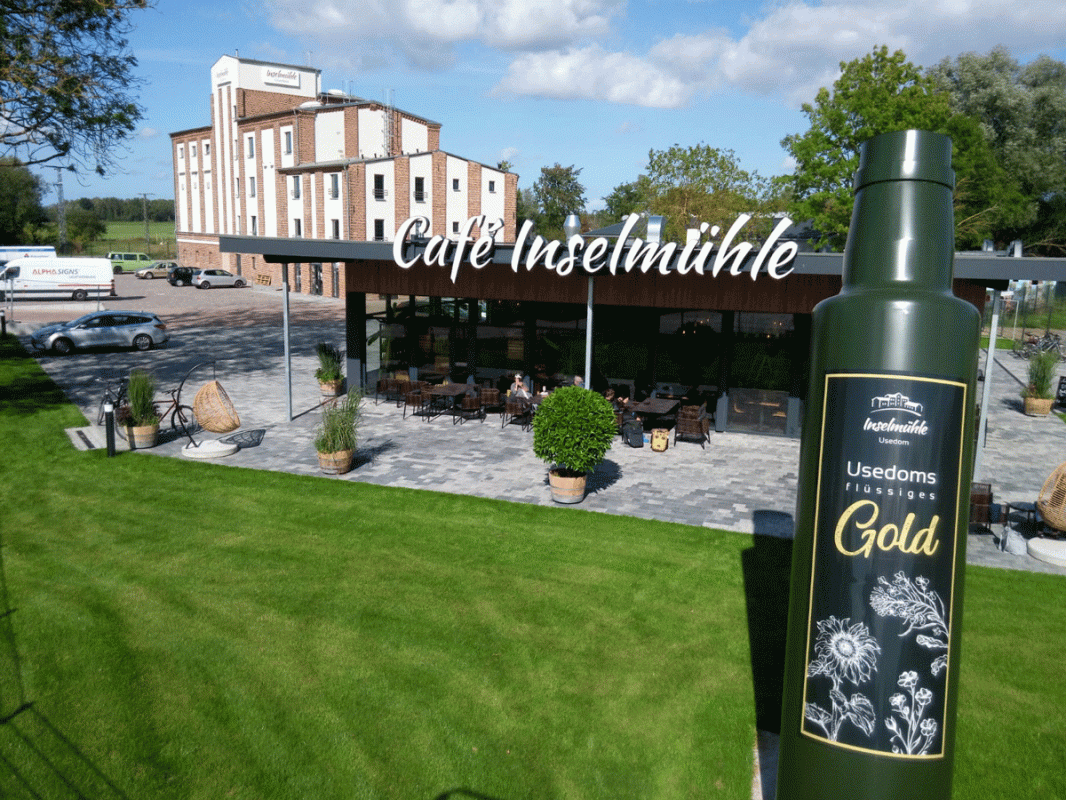 Naturmanufaktur znajduje się w południowej części słonecznej wyspy Uznam. // © Inselmühle Usedom GmbH Naturmanufaktur znajduje się w południowej części słonecznej wyspy Uznam. // © Inselmühle Usedom GmbH