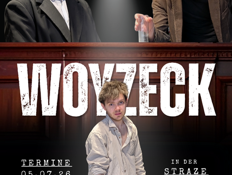 The Captain and the Doctor look down on Woyzeck. // &copy; Eric Recknagel