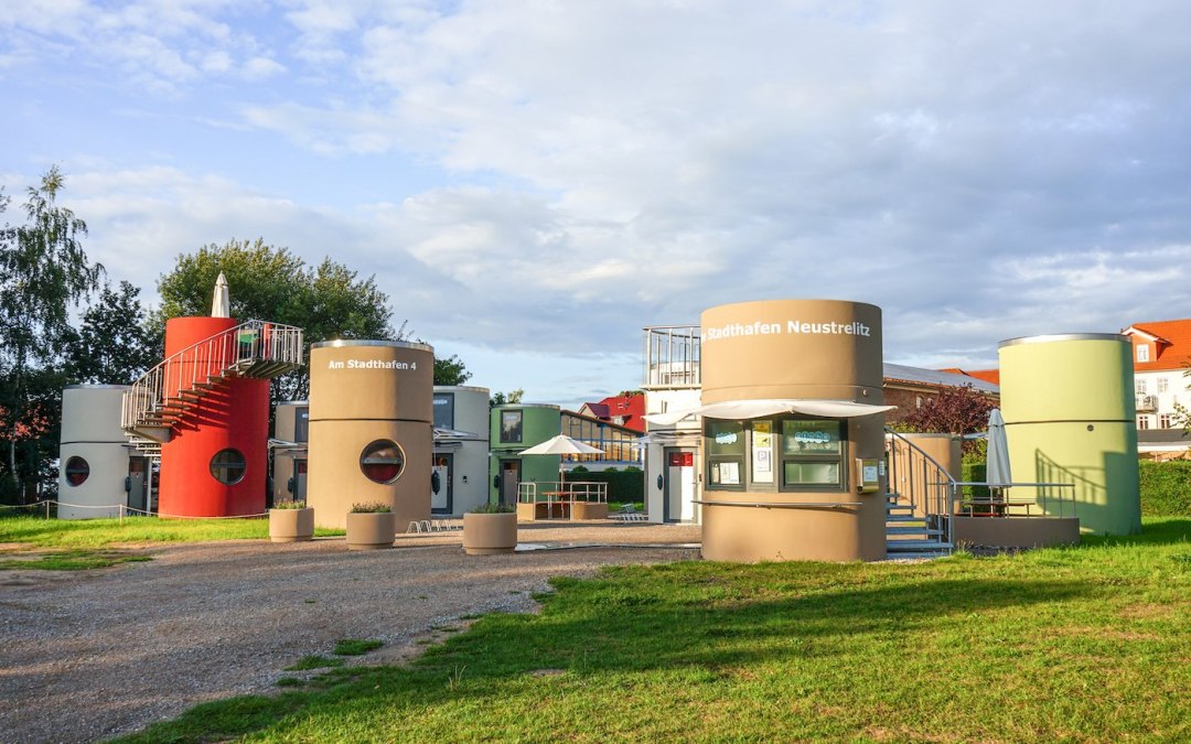 Ongebruikelijke overnachting in de haven van Neustrelitz, © slube