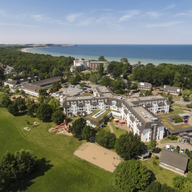 Ostseeklinik Boltenhagen widok z lotu ptaka // &copy; Ostseeklinik Boltenhagen