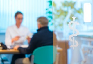 Arzt und Patient im Gespr&auml;ch // &copy; MV-T/Duerst