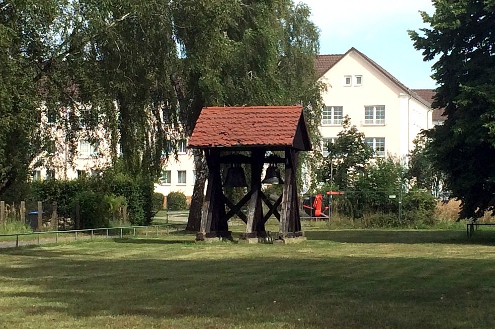 Bell tower on the metallurgical plant site // &copy; Sabrina Wittkopf-Schade