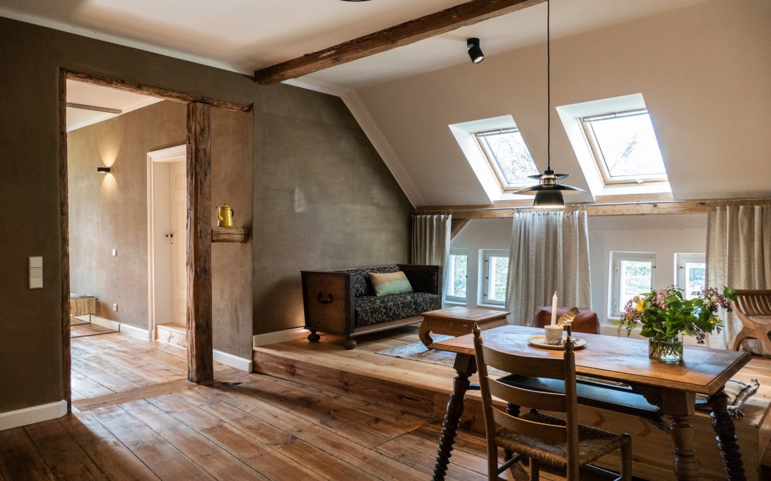 Vakantie loft met oude balken, © Krüger