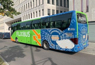 Democracy bus of the Konrad Adenauer Foundation // &copy; Konrad-Adenauer-Stiftung