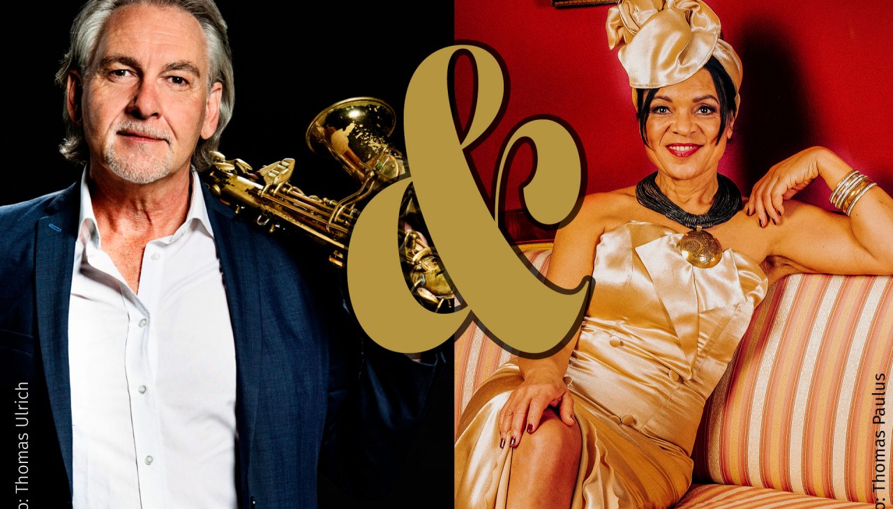 Bandleider Andreas Pasternack & Jazzlady Jacqueline Boulanger, &copy; Thomas Ulrich / Thomas Paulus