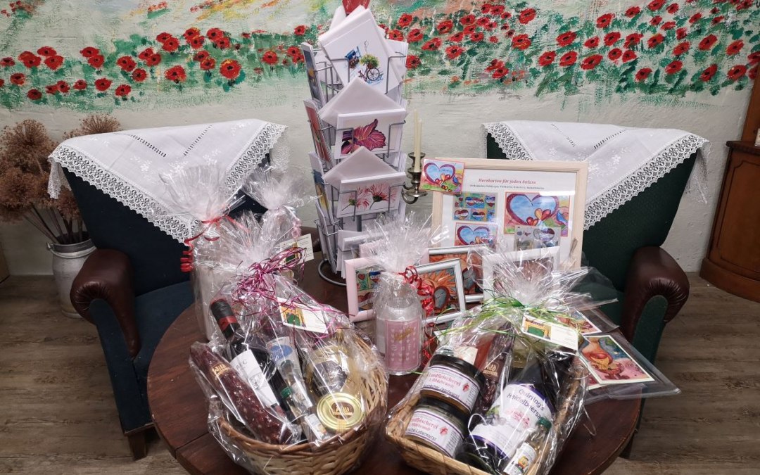 Boerderijwinkel van de Leezen cadeaumanden, © Peggy Kollex
