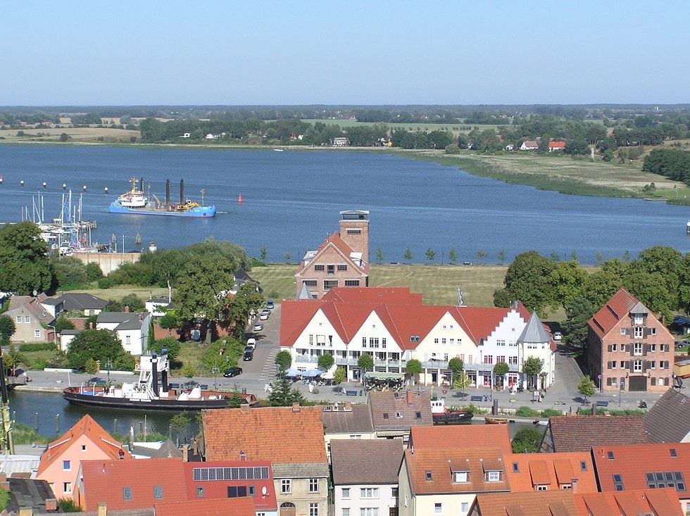 Algemeen overzicht van het kasteeleiland Wolgast // © Baltzer Algemeen overzicht van het kasteeleiland Wolgast // © Baltzer